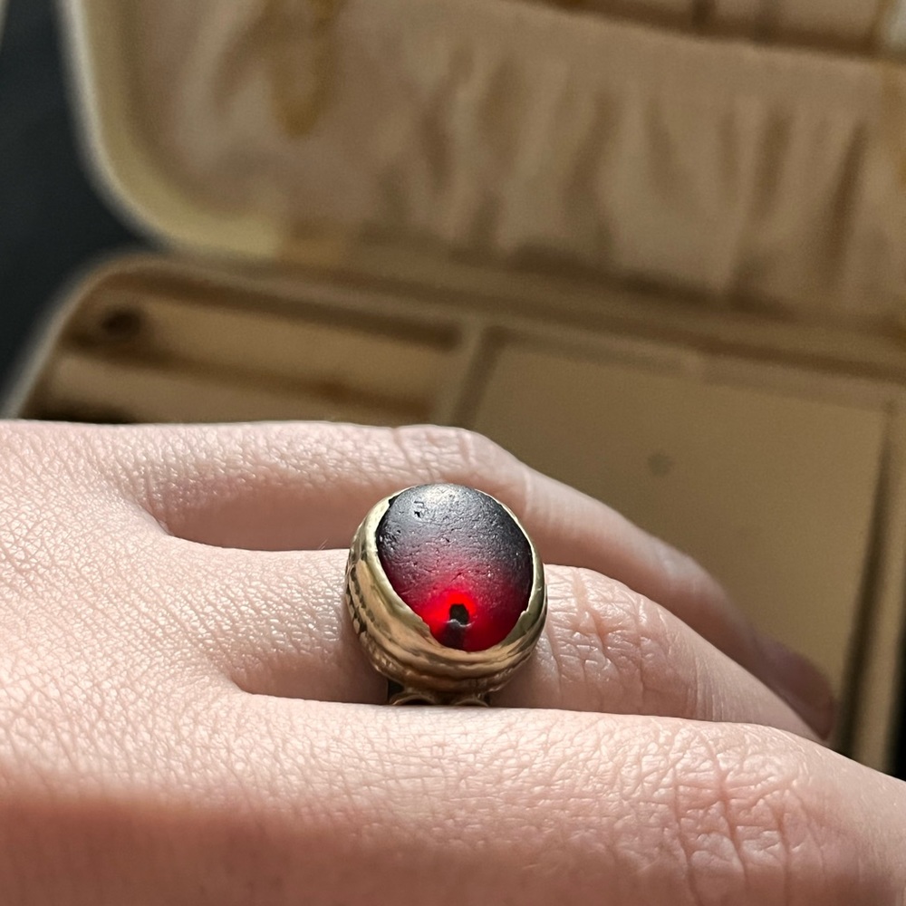 Vintage Ring Ruby - image 2